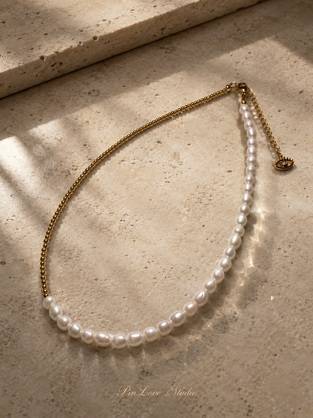 Golden pearl колие